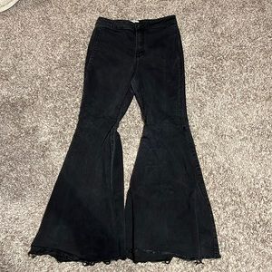 FREE PEOPLE flares size 30 short WORN ONCE